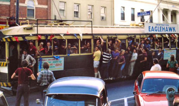 Last day of trams as Public Transport in Bendigo 1972